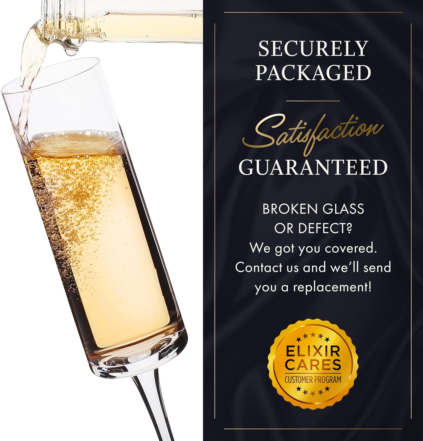 elegant celebration wine glasses