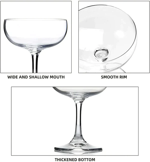 Premium Cocktail Glass Set