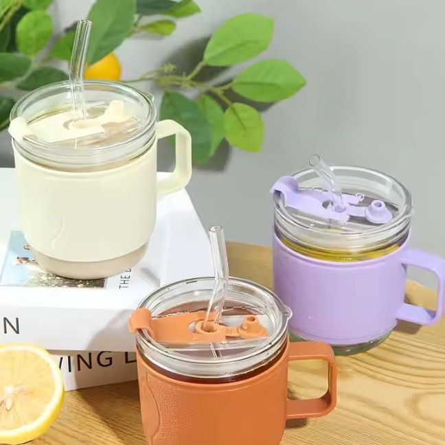 SIPPER CUP HANDL GLASS CUP