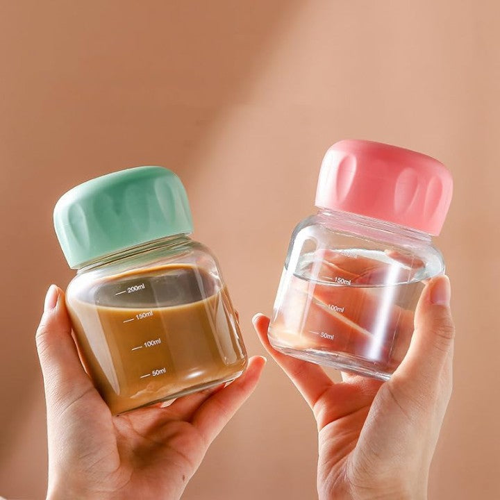 GLASS WATER BOTTLE NEW PANGPANG Cup Drinks Glass Bottle Compact Espresso Cup