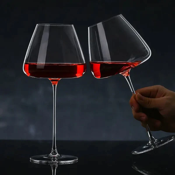 red wine glass crystal
