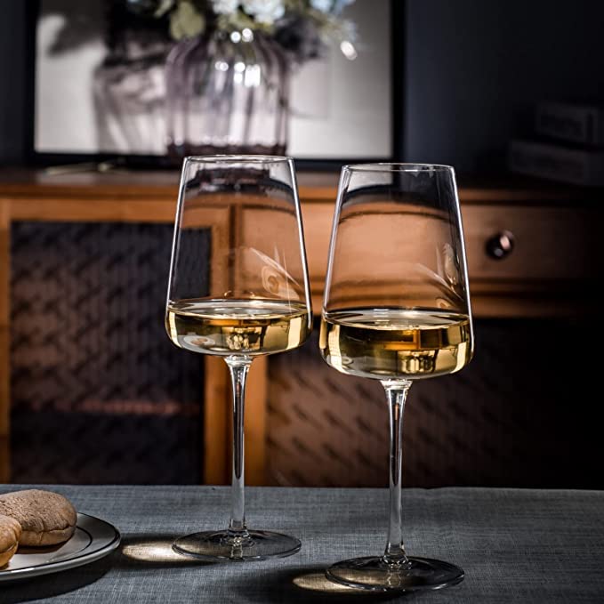 Wide Wine Glass Crystal Wine Glass red Wine, White Wine Glass | Perfect for Home, Bars and Parties