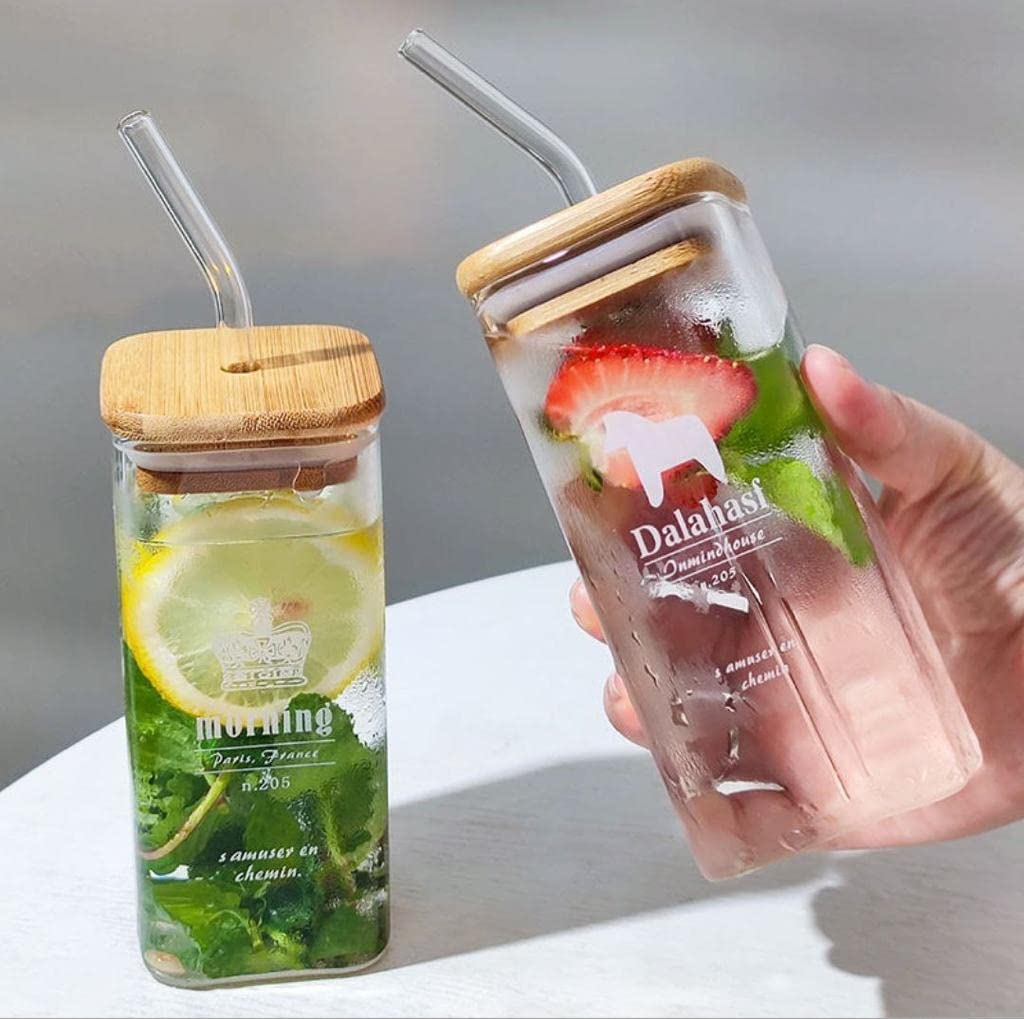stylish iced coffee glass mug