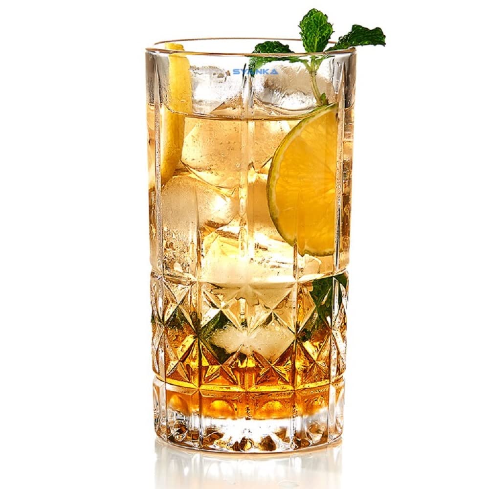 tall water glass italian design