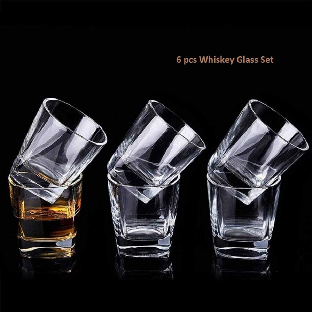 whiskey glass set