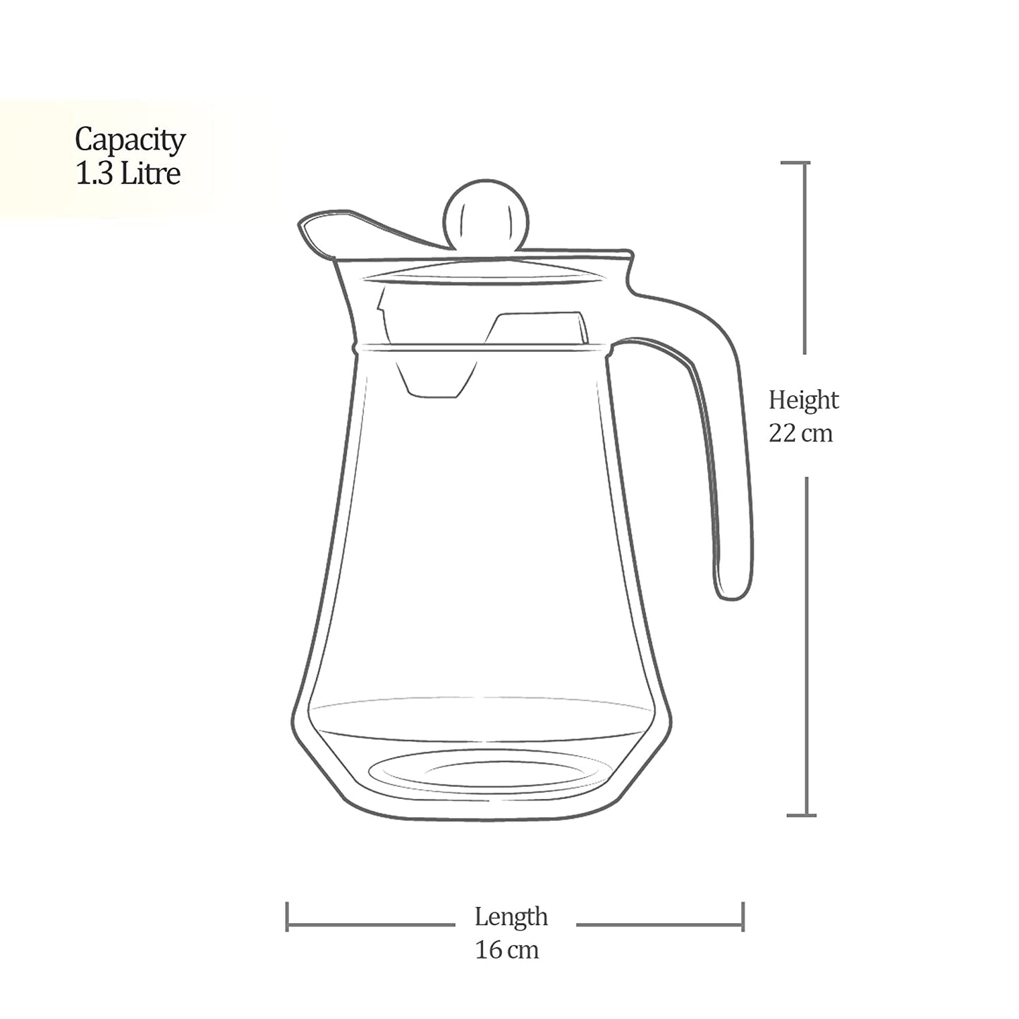 CHALBHAI glass water jug3L._SL1500
