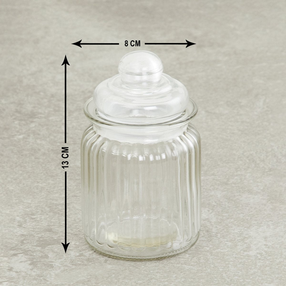 Marley Set of 6 Glass Storage Jars - 250ml