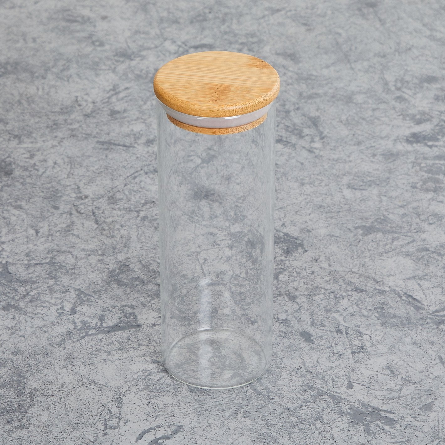 Borosilicate Jar with Bamboo Lid - 450ml 1pis