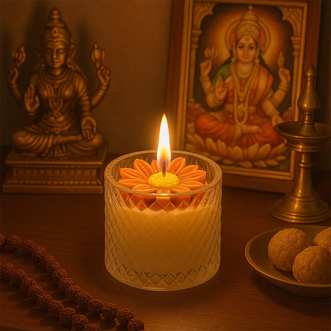 Lumos Aromēa by Artkart | Luxury Coffee Candle | 80 Hr Burn | 140g | 100% Soy Wax | Non-Toxic, Memorable Gift (Brown)