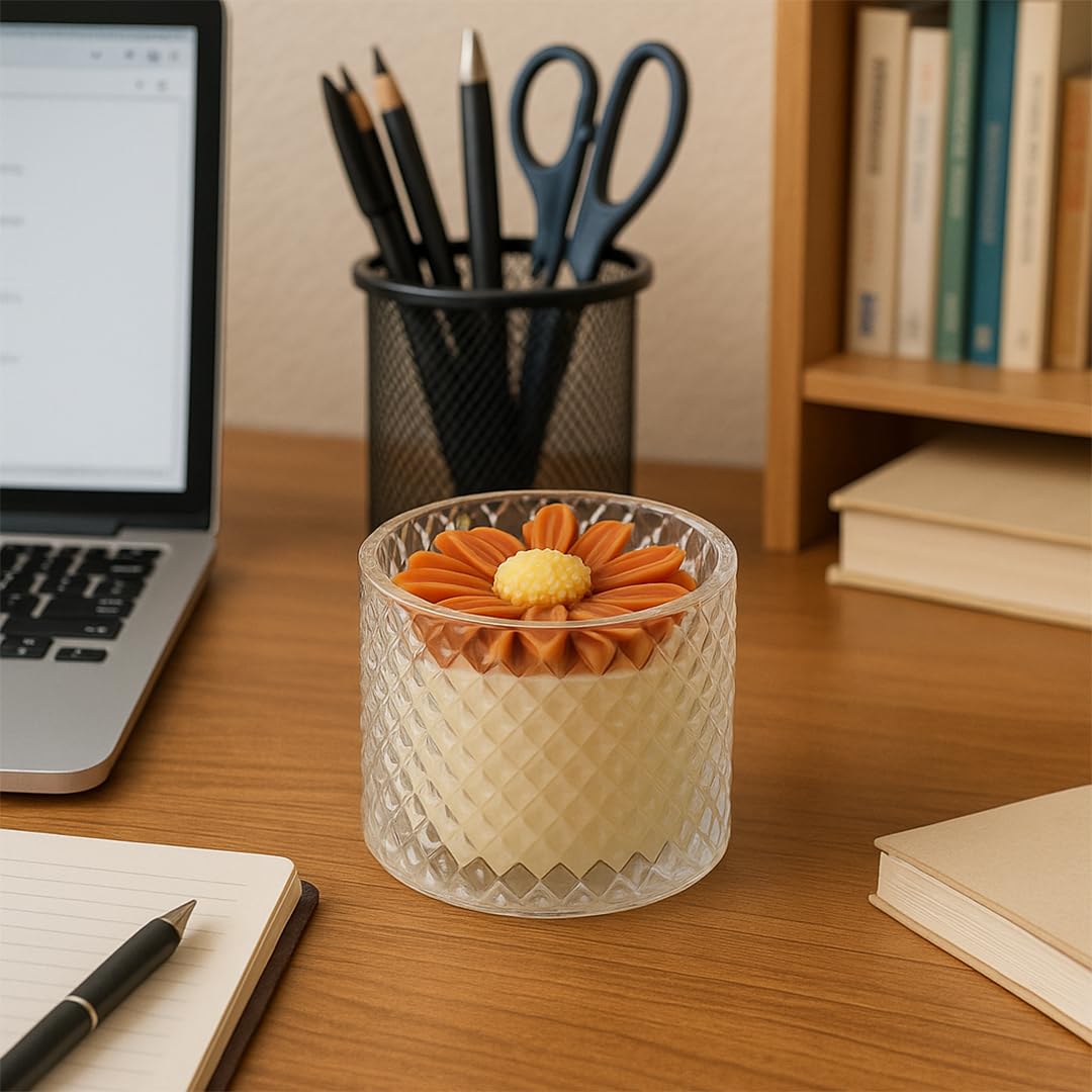 Lumos Aromēa by Artkart | Luxury Coffee Candle | 80 Hr Burn | 140g | 100% Soy Wax | Non-Toxic, Memorable Gift (Brown)