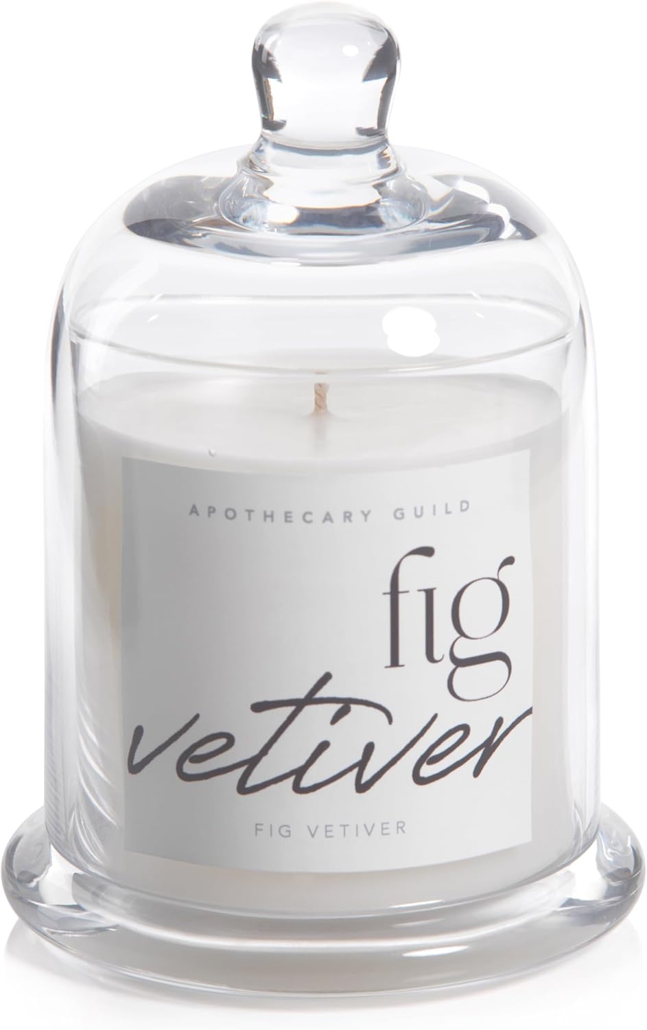 Scented Jar Candle with Glass Cloche, 10.19 oz