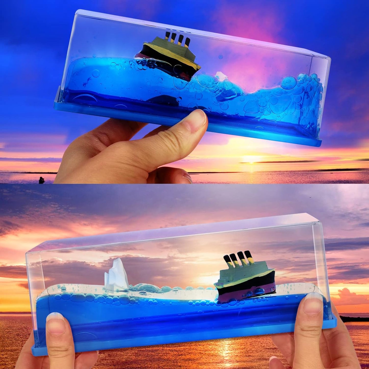 Titanic Cruise Ship Model Decorative Paperweight, Ship Home Decor - Never Sinking Cruise Ship Decorative Car Display Cases & Gifts