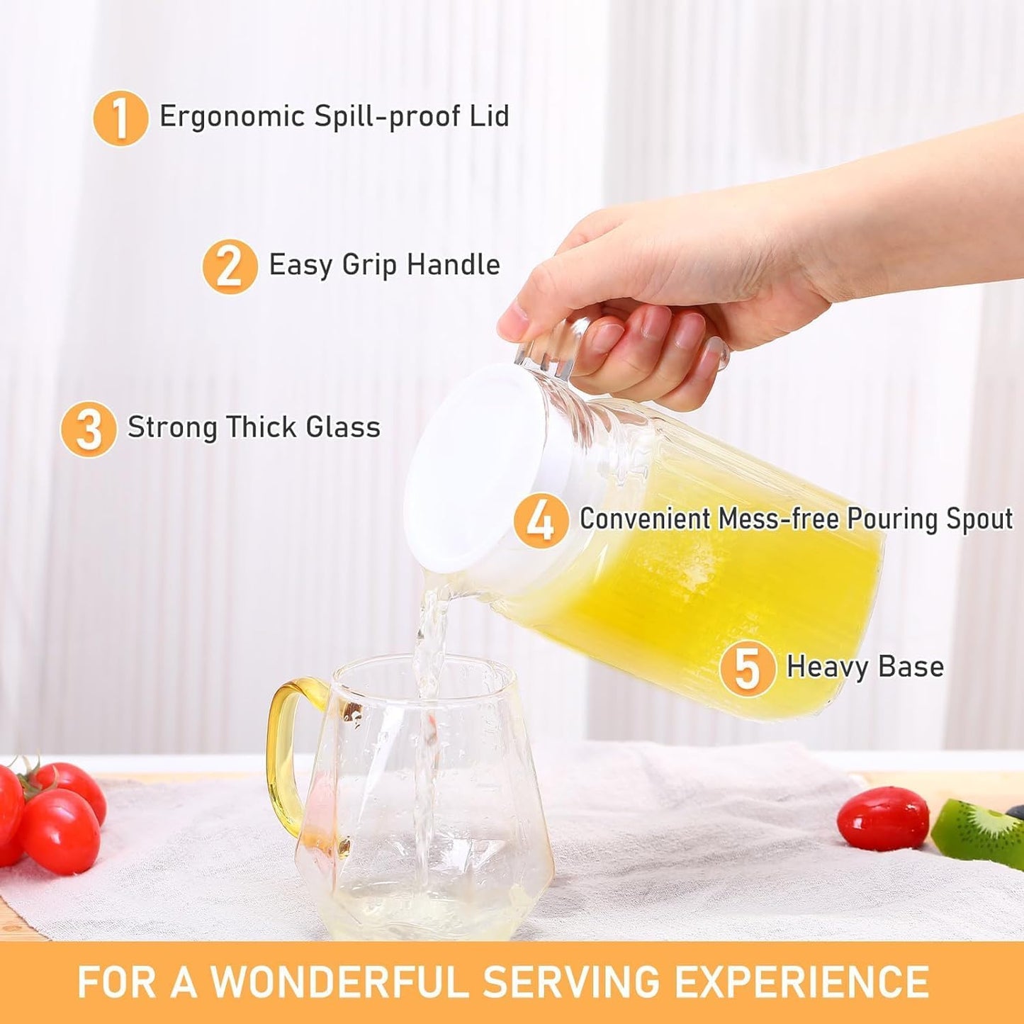 GLASS WATER JUG LINING