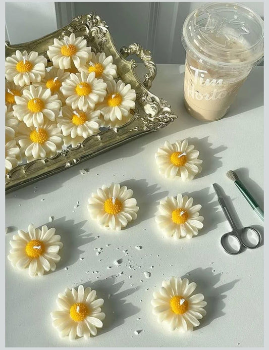 Daisy Flower Floating Candles for Water Bowl - Diwali Decoration for Home | Soy Wax Scented Candle Set | Candles for Decoration | Diwali Gifts for Family and Friends