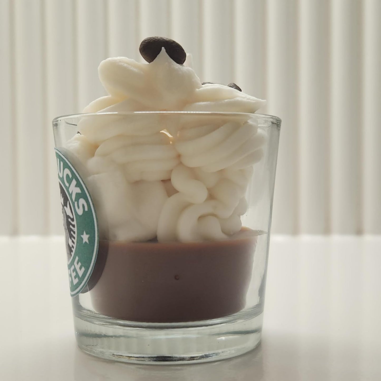 Decorative Whipped Star Bucks Coffee Scented Candle, Rich Aromatic Coffee Fragrance Candles for Home, Aromatherapy & Gifting | Valentines & Festive Gift, Non Toxic, Vegan - 50 Grams