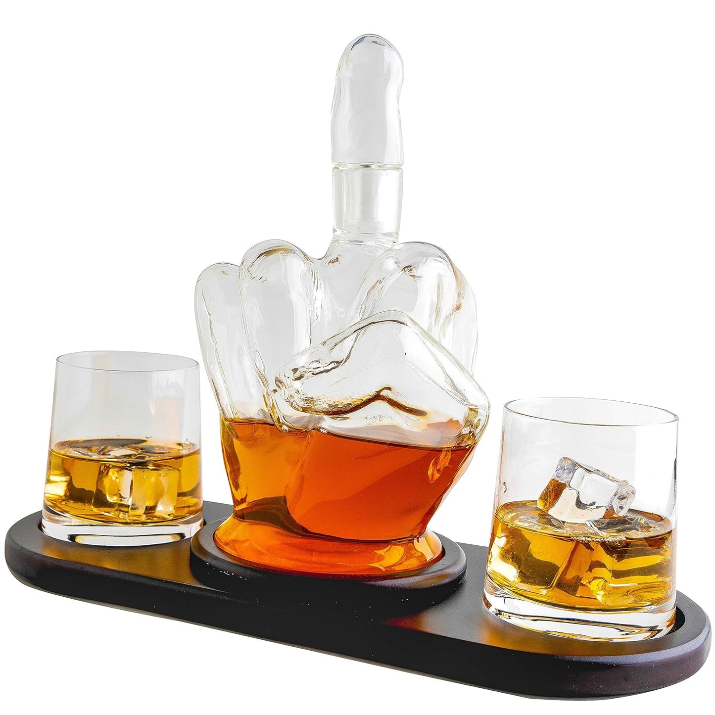 Middle Finger Novelty Whisky Decanter by The Wine Savant, for That Someone You Love!