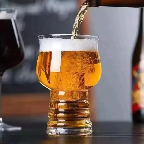 Stout Beer Glass 460ML 6PCS, Transparent, Serve Whiskey, Wine