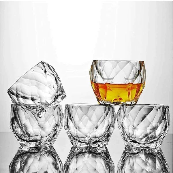 Chalbhai Crystal Rocks Glass Heavy Base