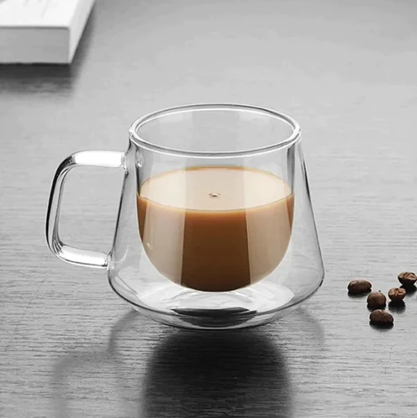 Chalbhai Diamond Texture Latte Glass
