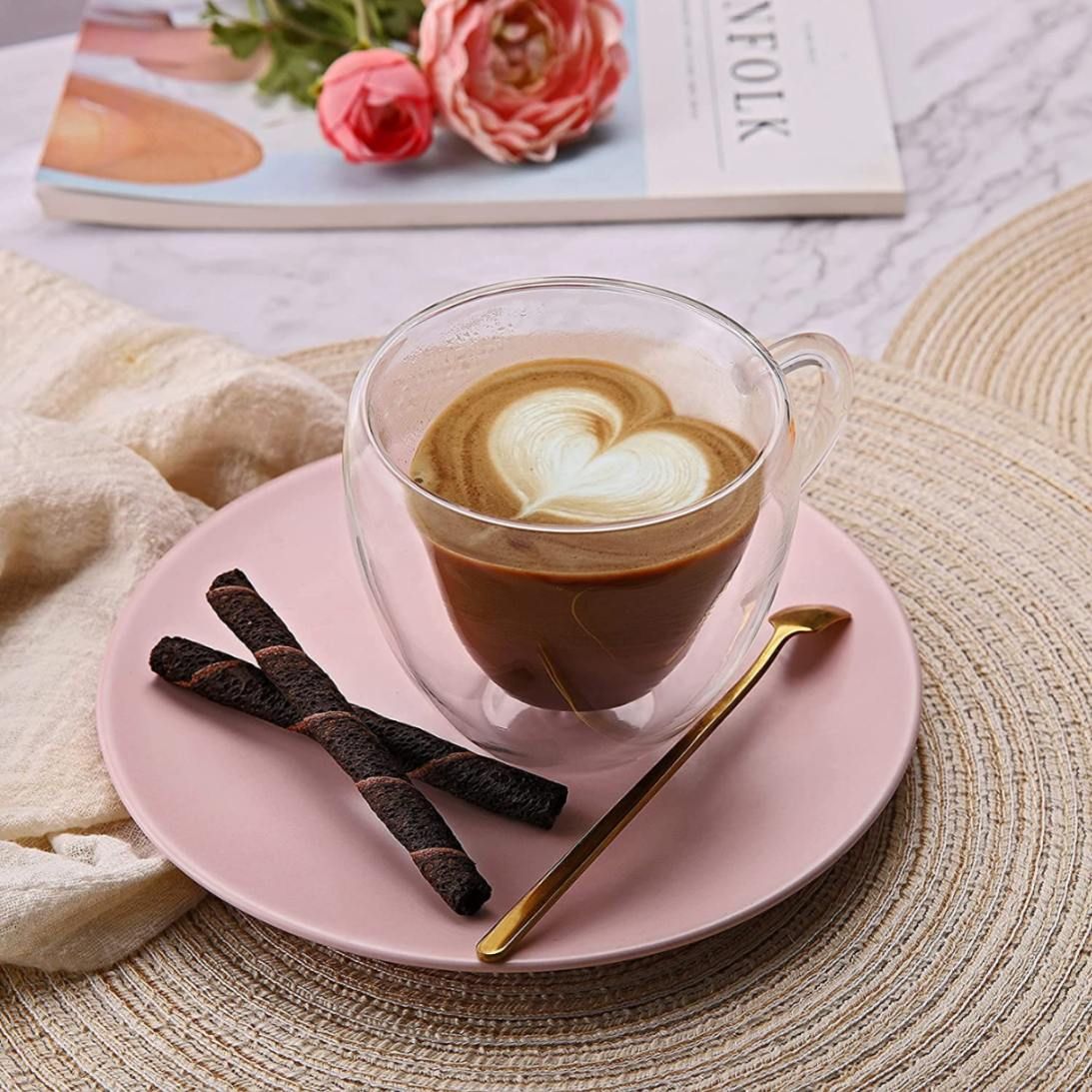 Chalbhai Double Wall Heart Shape Mug