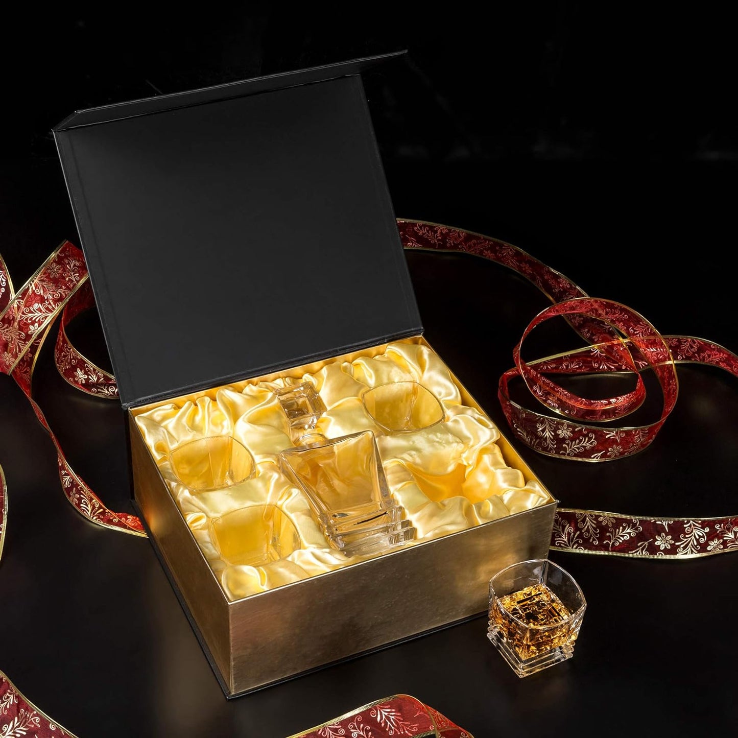 Crystal Whiskey Decanter Set