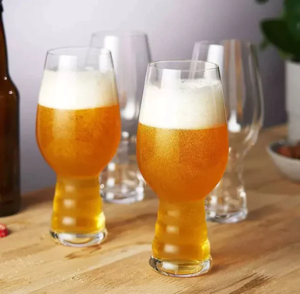 CRAF European Beer Glass 500 ML Set of 6 Borosilicate Glass Beer Glass Craft Beer Glass, Pilsner Glasses, Beer Cup. Cocktail Glass Gifts, Beer Cups, Mugs and Beer Glasses for Men