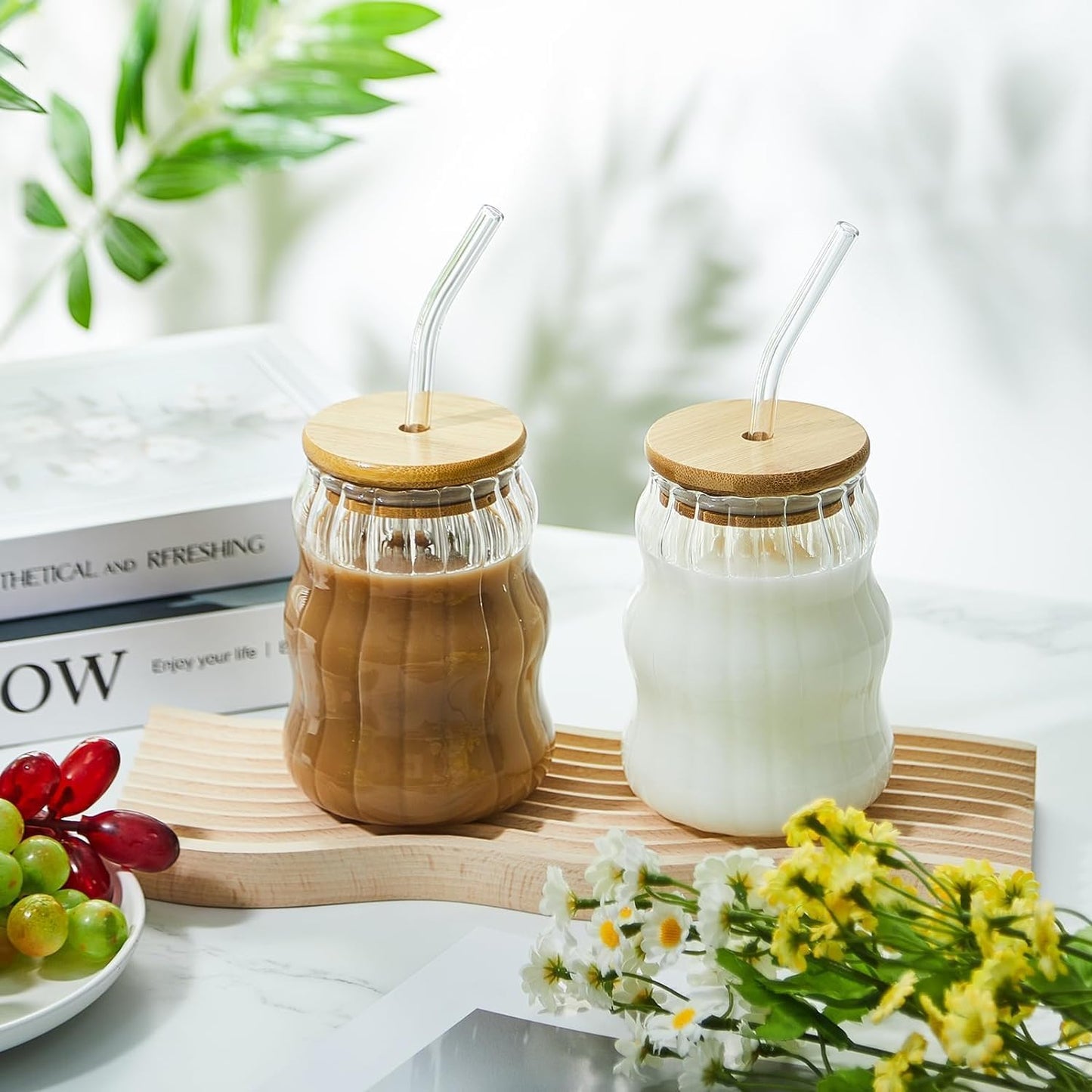Iced Coffee Jar Glass India