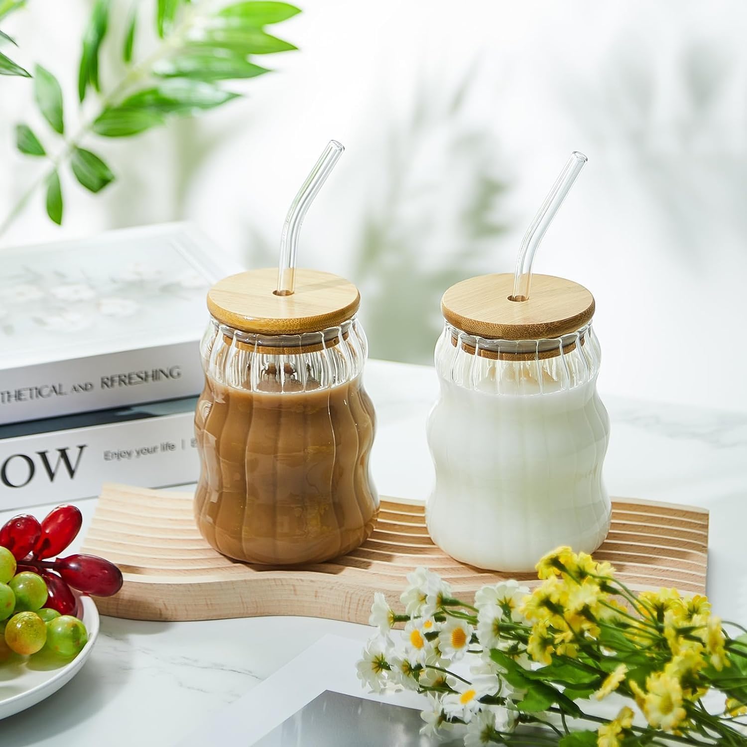 Iced Coffee Jar Glass India