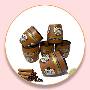 Kulhad Cup Set of 6 India