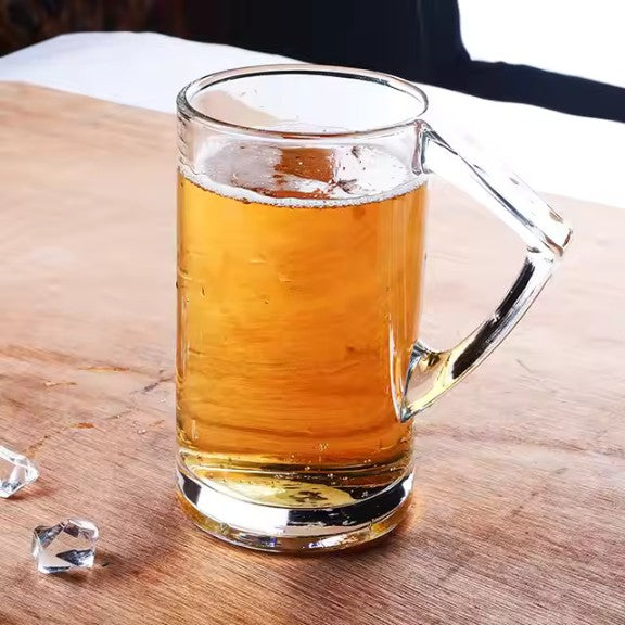 BEER MUG TRIANGLE with HANDLE 430ML
