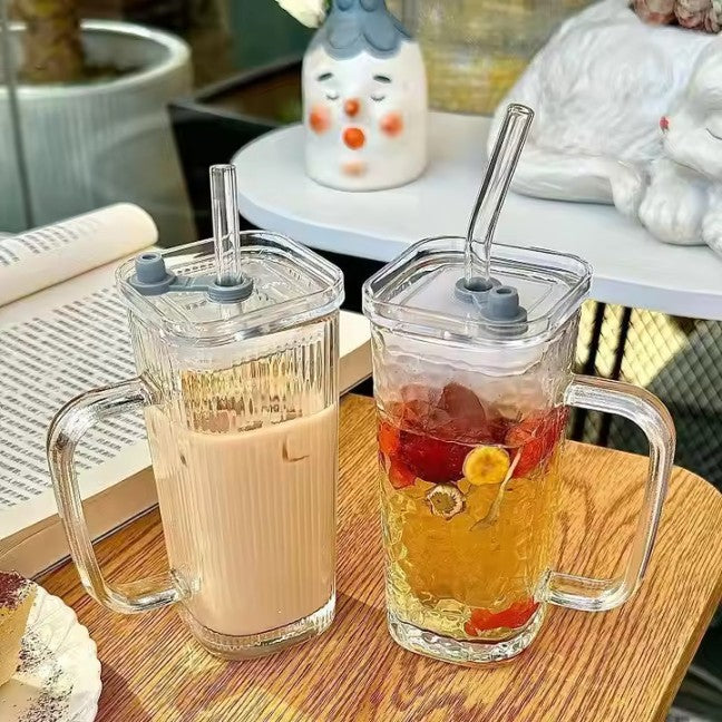GLASS DRINKING MASON JAR HANDLE LINING
