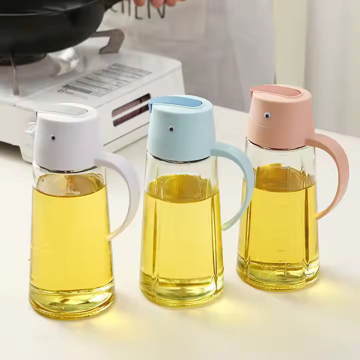 OIL BOTTLE PLASTIC HANDLE 620ML