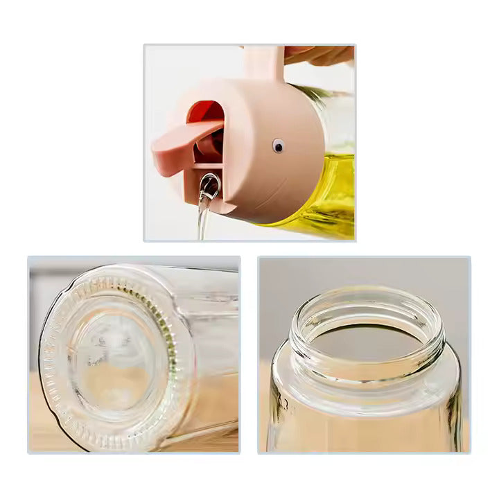 OIL BOTTLE PLASTIC HANDLE 620ML
