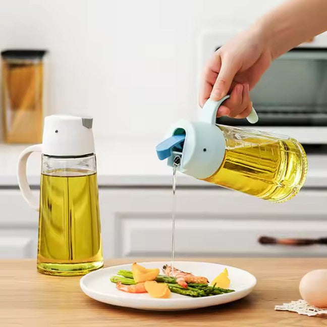 OIL BOTTLE PLASTIC HANDLE 620ML