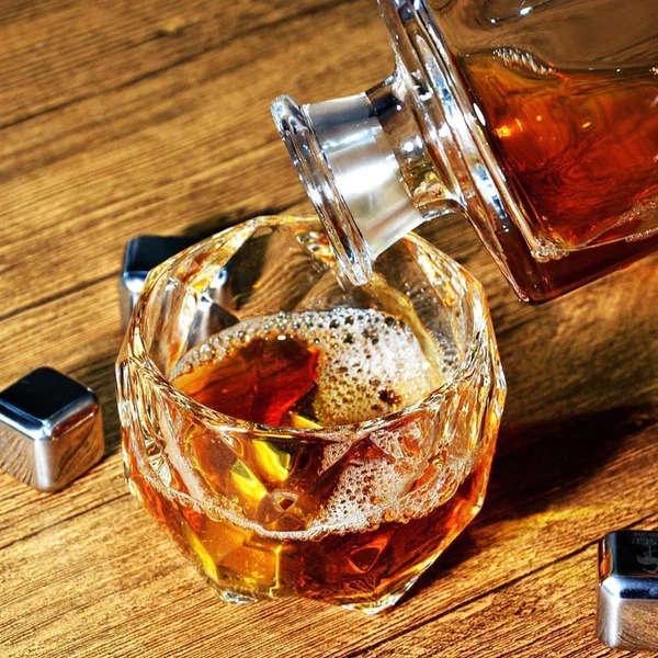 Premium Diamond Cut Whiskey Glass India