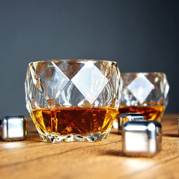 Premium Diamond Cut Whiskey Glass India