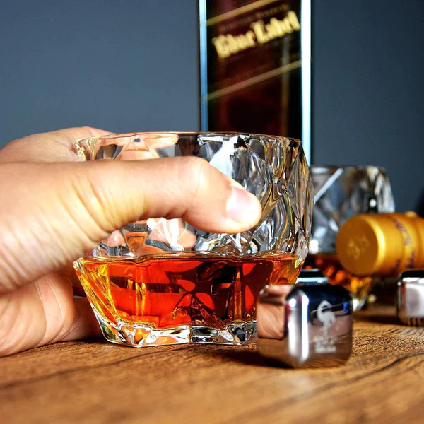 Premium Diamond Cut Whiskey Glass India