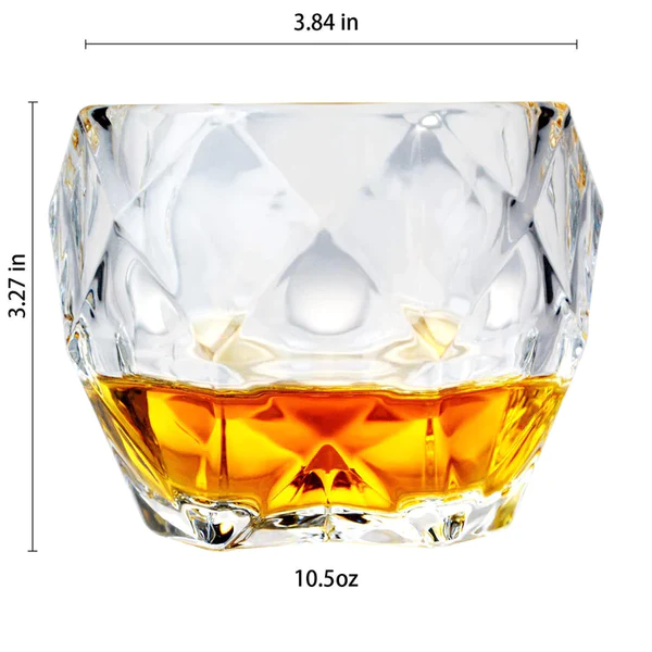 Premium Diamond Cut Whiskey Glass India