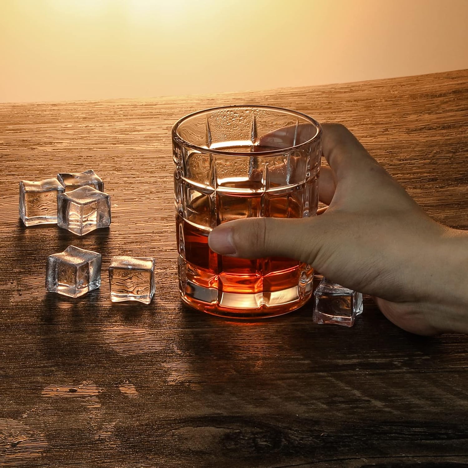 Premium crystal barware gift set