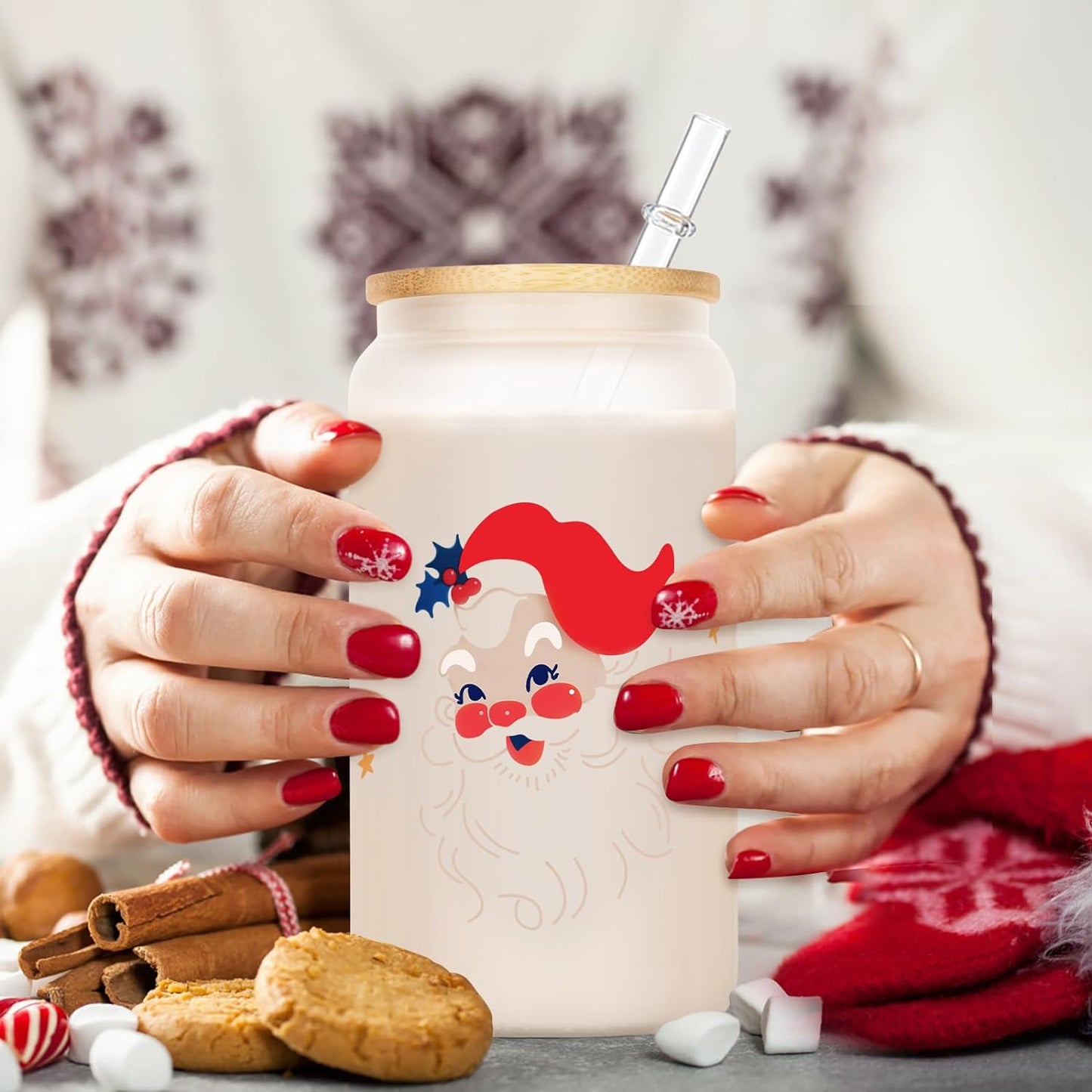 Santa Glass Mug