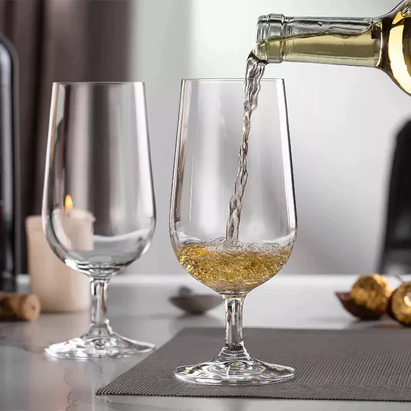 PREMIUM CRYSTAL CUT WINE GLASSES - 400 ML