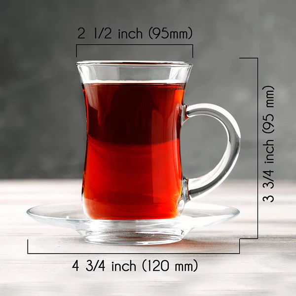 Turkish Style Tea Glass Set India