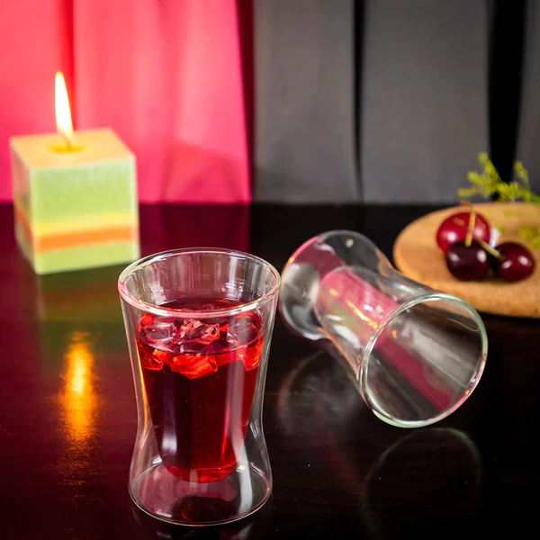 cappuccino double wall glass