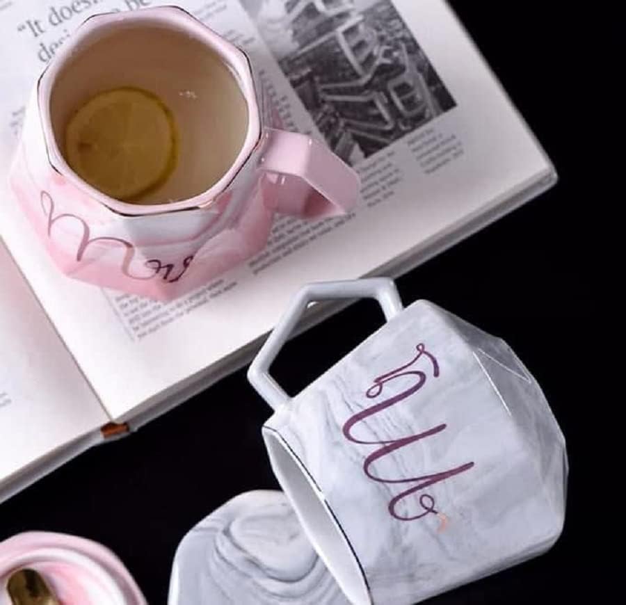 ceramic couple coffee mugs wedding gift