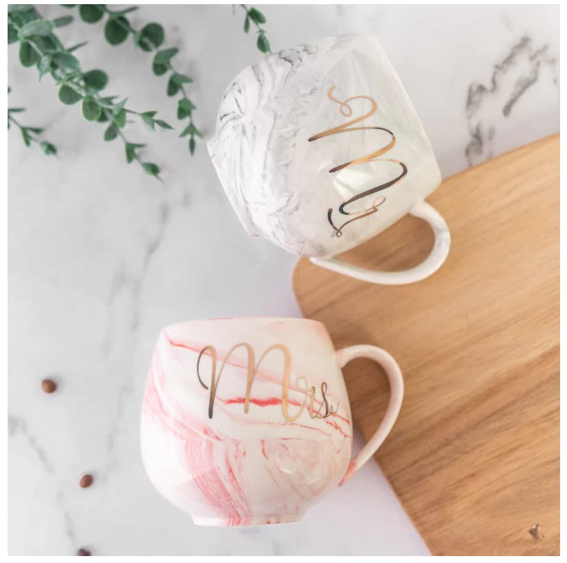 ceramic marble coffee mug 350ml