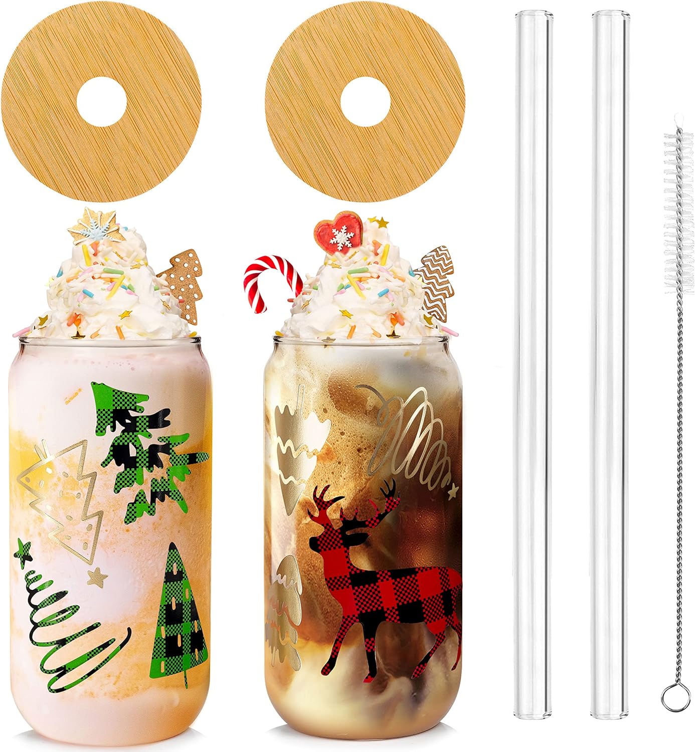 chalbhai christmas tree glass cup