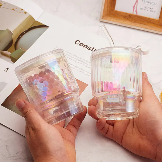 chalbhai holographic glass tumbler