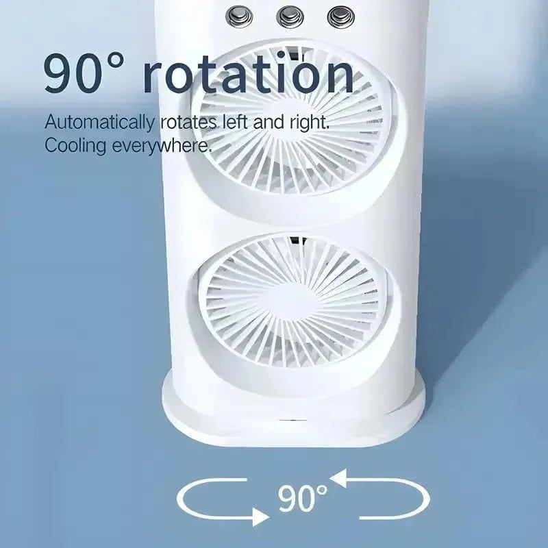 chalbhai usb desk fan with water tank