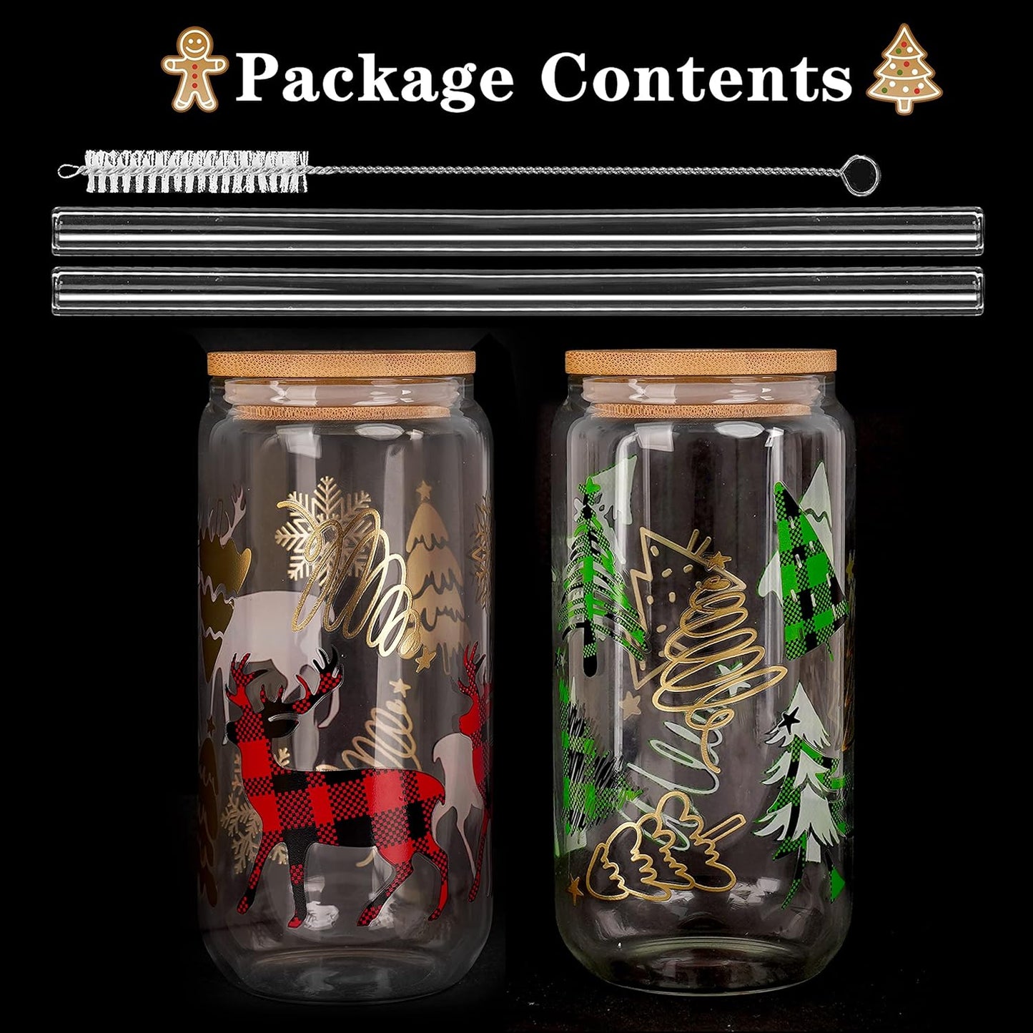 christmas party drinkware glass