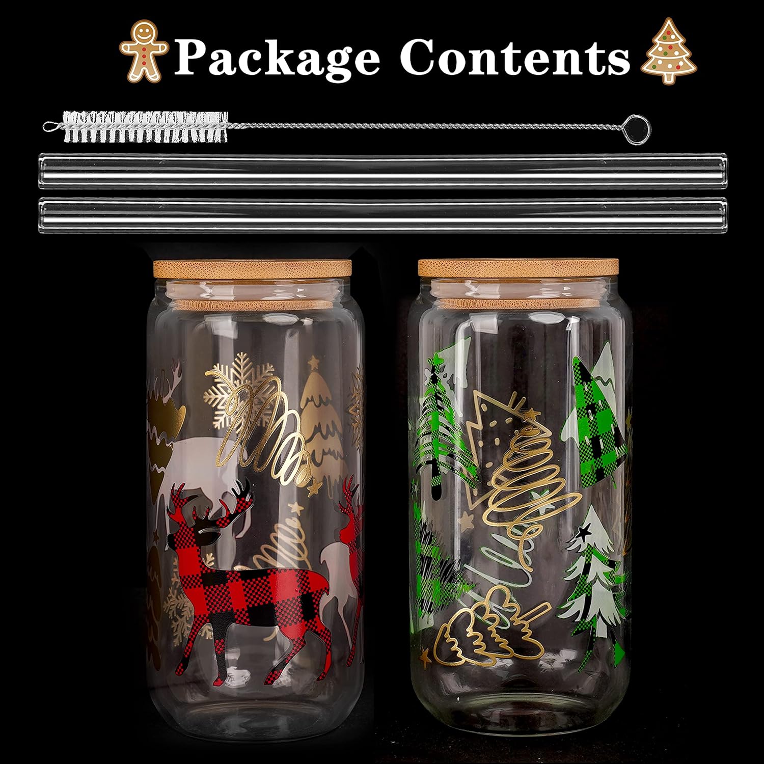 christmas party drinkware glass